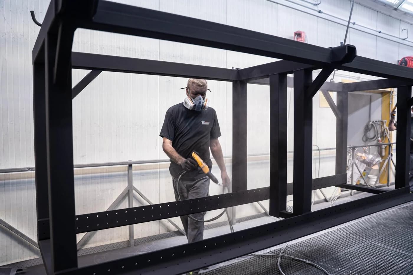 Commercial metalwork powder coating in Amersham