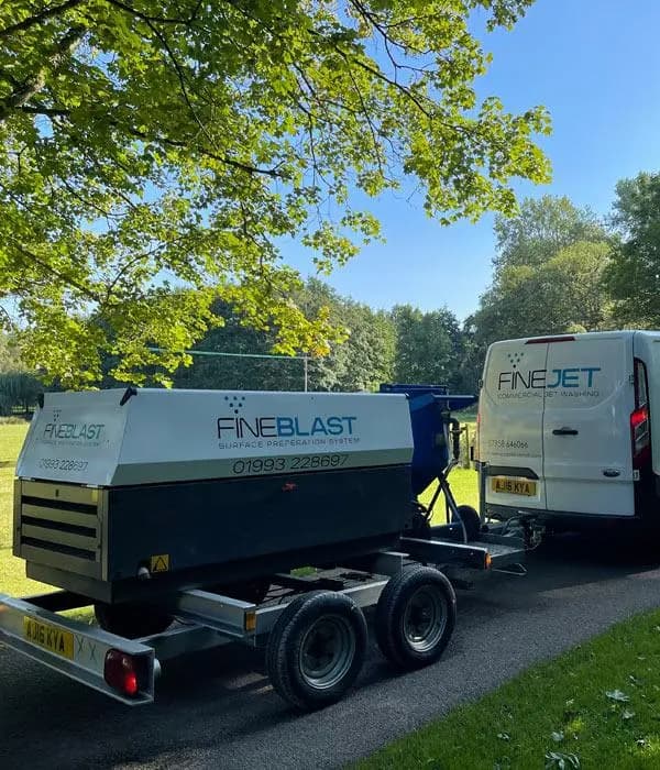 Mobile shot blasting service